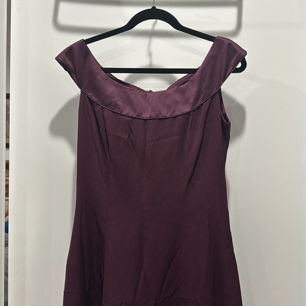 Alfred Angelo, Eggplant brides made dress